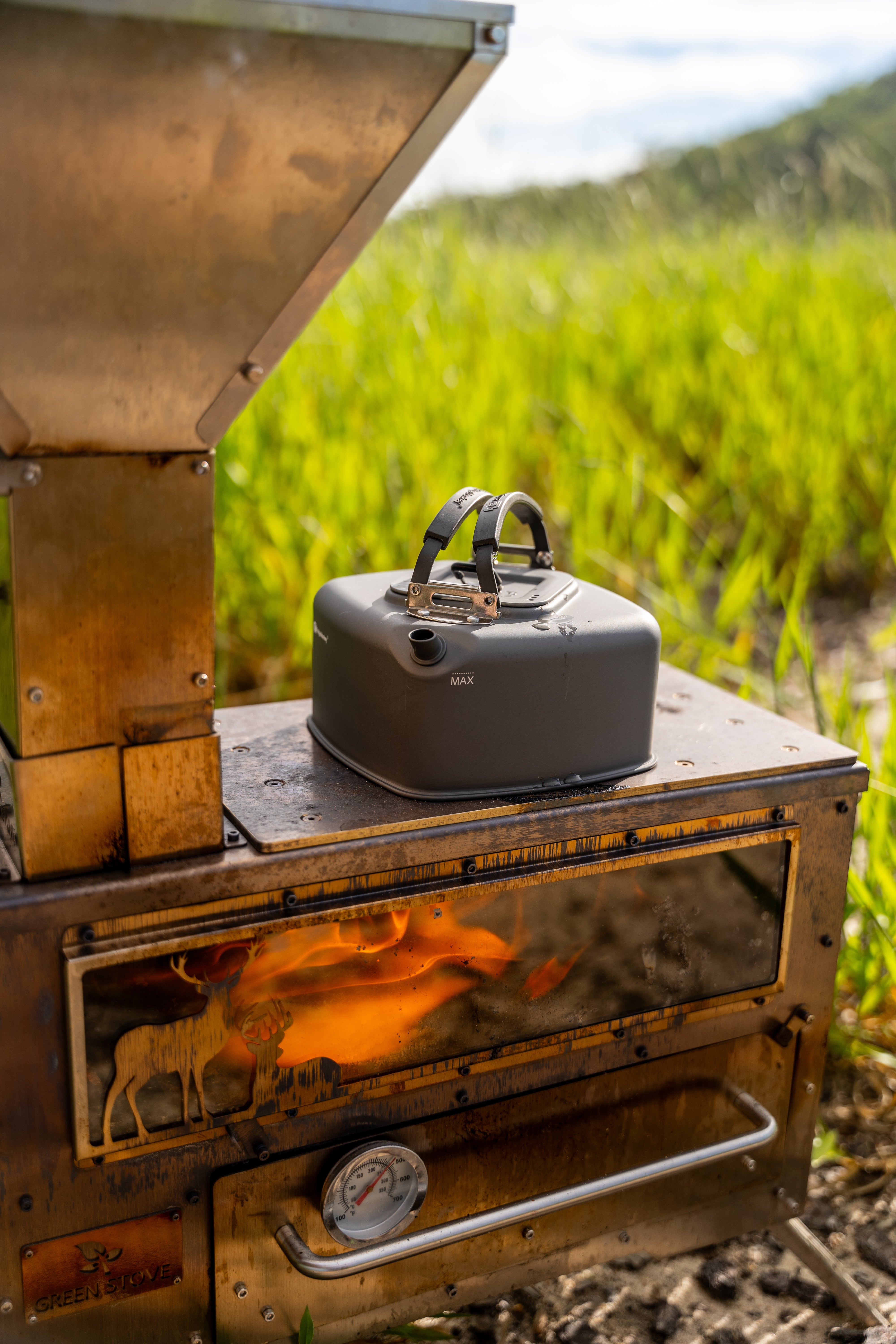 RidgeMonkey Square Kettle 1.1L