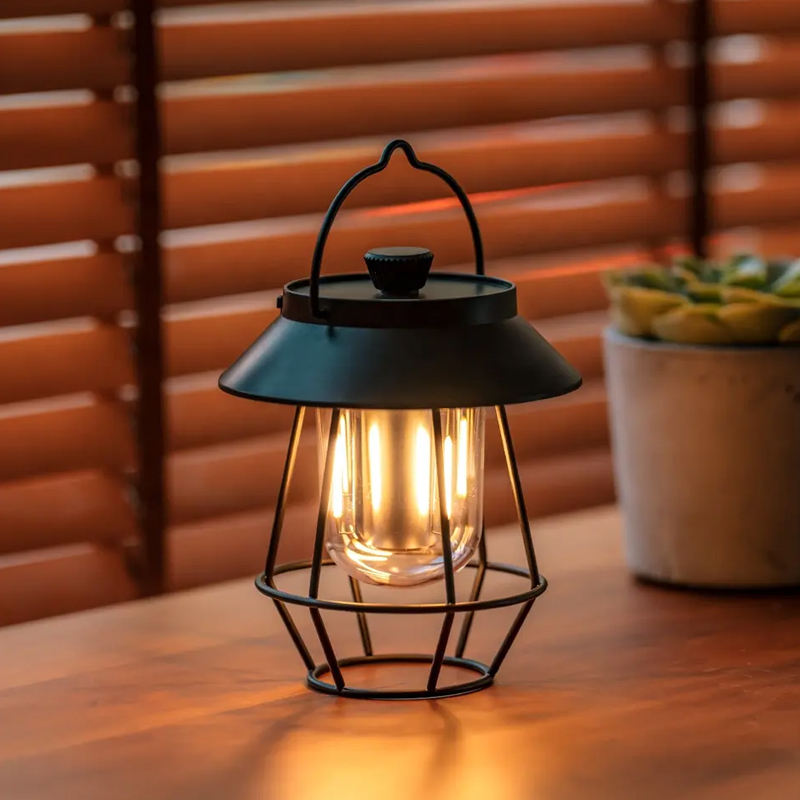 NOT LOST Retro Lantern - Black