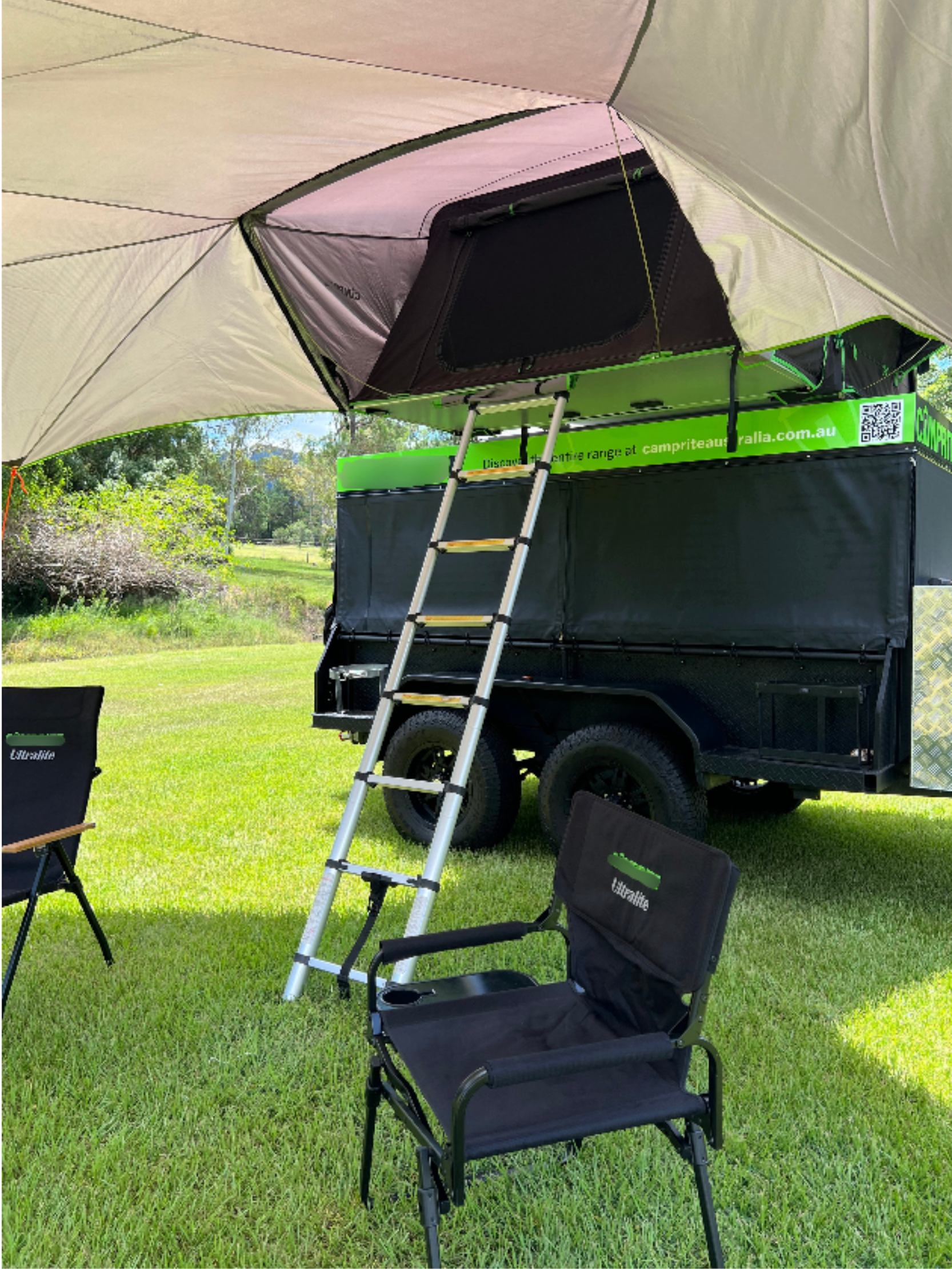 Southern Cross Roof Top Tent Awning Grey XL