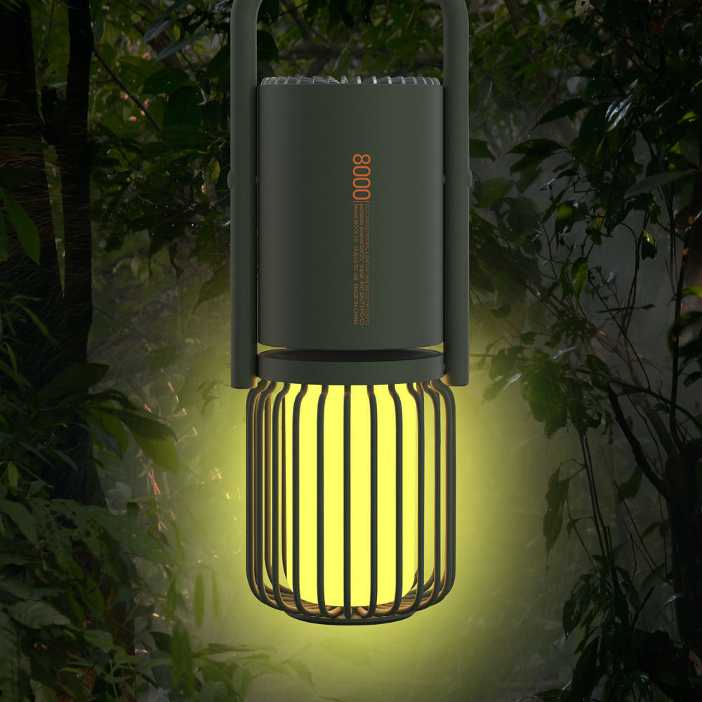 NOT LOST Portable Lantern and Bluetooth Speaker - Green