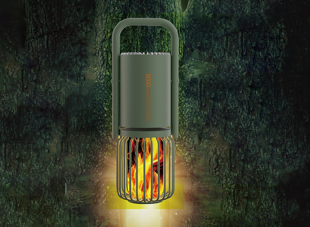 NOT LOST Portable Lantern and Bluetooth Speaker - Green