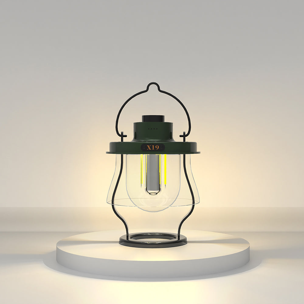 NOT LOST Vintage Lamp - Green